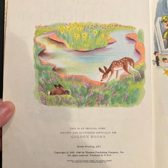 VTG '70+90's Lot of 4 Little Golden Books, Scuffy, Time, Taxi, Caboose - Picture 3 of 8